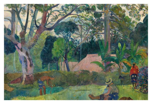 Tablou - Paul Gauguin, Te raau rahi (The Big Tree), reproducere (90x60 cm)