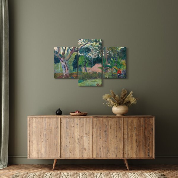 Tablou - Paul Gauguin, Te raau rahi (The Big Tree), reproducere (90x60 cm)