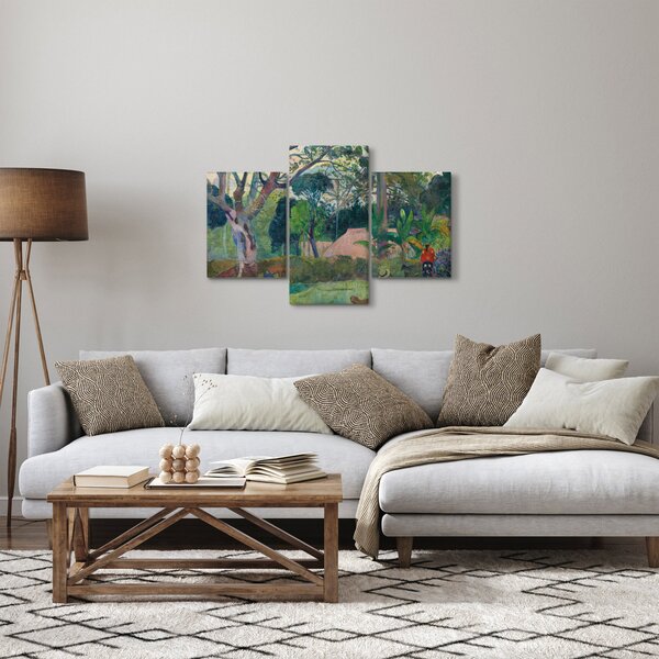 Tablou - Paul Gauguin, Te raau rahi (The Big Tree), reproducere (90x60 cm)