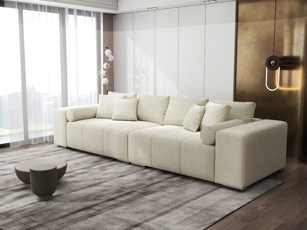 Canapea extensibilă dumonde cu ladă de depozitare Marbela XXL Quelle Bej 02 295x120 cm