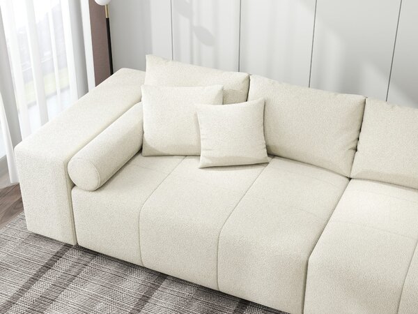 Canapea extensibilă dumonde cu ladă de depozitare Marbela XXL Quelle Bej 02 295x120 cm