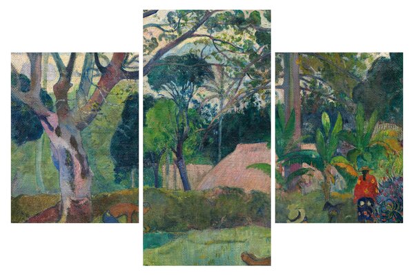 Tablou - Paul Gauguin, Te raau rahi (The Big Tree), reproducere (90x60 cm)