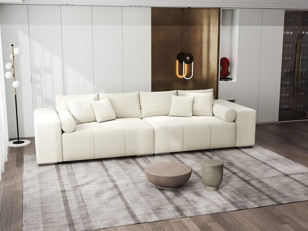 Canapea extensibilă dumonde cu ladă de depozitare Marbela XXL Quelle Bej 02 295x120 cm