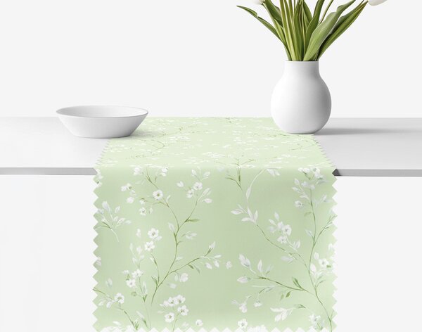 Goldea napron de masă impermeabil - flori de iasomie 50x120 cm
