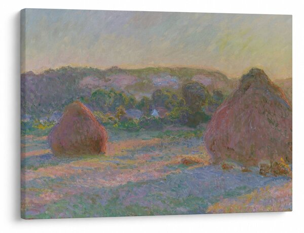Tablou - Claude Monet, Stacks of Wheat (End of Summer) , reproducere (70x50 cm)