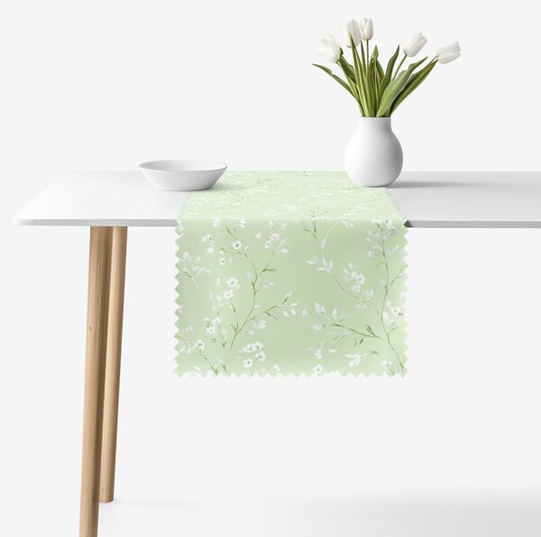 Goldea napron de masă impermeabil - flori de iasomie 50x120 cm