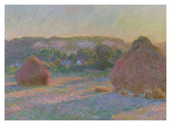 Tablou - Claude Monet, Stacks of Wheat (End of Summer) , reproducere (70x50 cm)