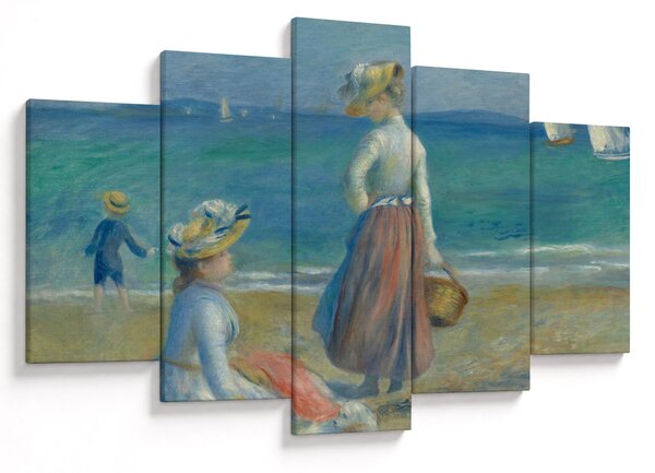 Tablou - Auguste Renoir, Figures on the Beach, reproducere (150x105 cm)