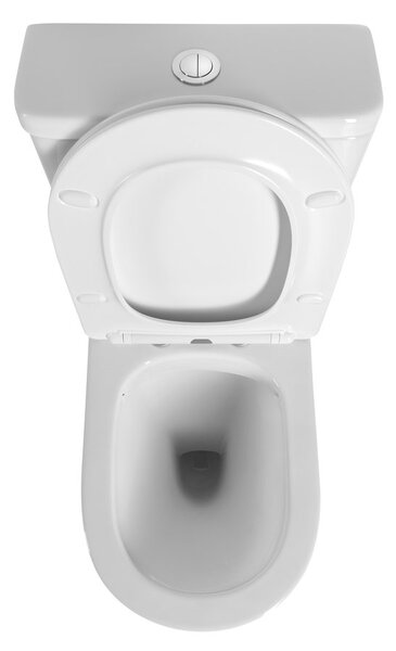 Sapho Sapho, vas combinat WC INFINITY RIMLESS cu rezervor, deșeuri inferioare/spate, alb, PC105WR