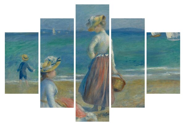 Tablou - Auguste Renoir, Figures on the Beach, reproducere (150x105 cm)