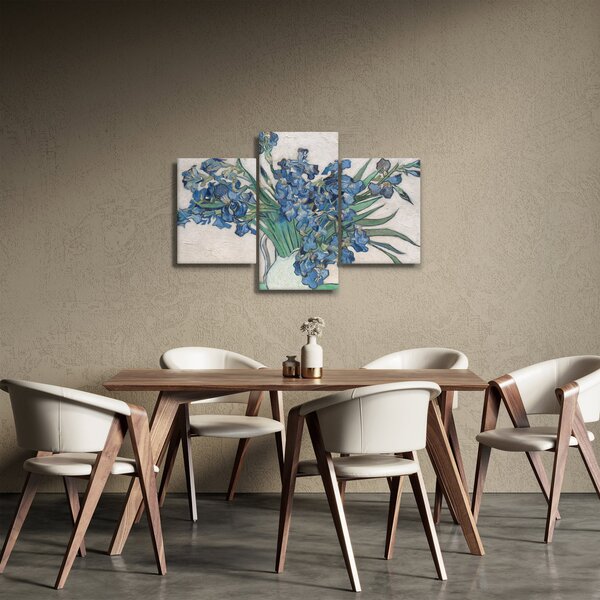 Tablou - Vincent van Gogh, Irises, reproducere (90x60 cm)
