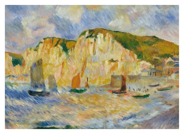 Tablou - Auguste Renoir, Sea and Cliffs, reproducere (70x50 cm)