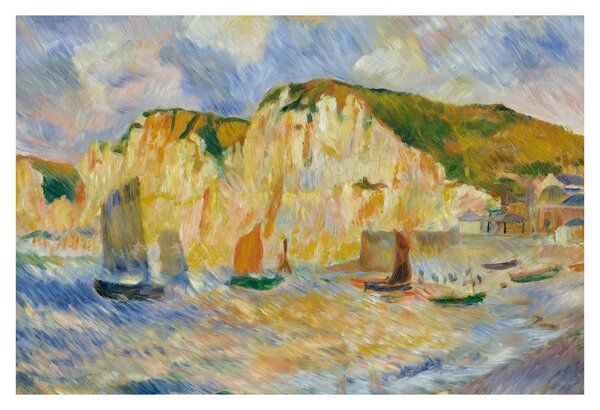 Tablou - Auguste Renoir, Sea and Cliffs, reproducere (90x60 cm)