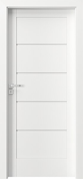 Usa de interior PORTA VERTE HOME G0 cu toc reglabil Alb MDF PAL - Standard Ceh
