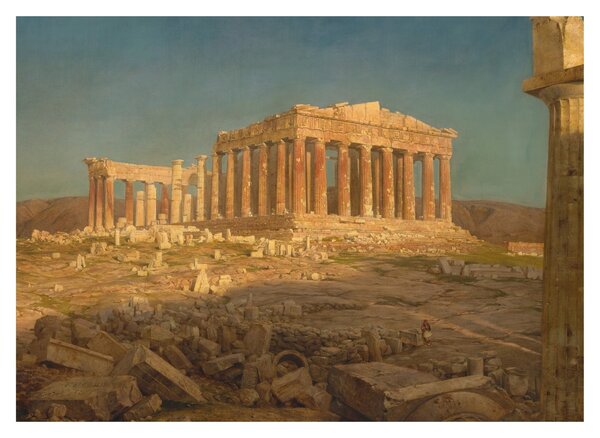 Tablou - Frederic Edwin Church, The Parthenon, reproducere (70x50 cm)
