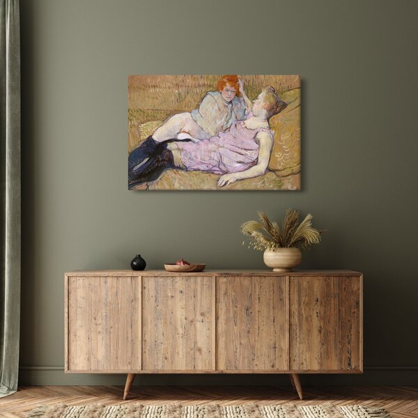 Tablou - Henri de Toulouse-Lautrec, The Sofa, reproducere (90x60 cm)