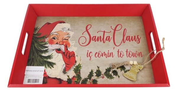 Tava de lemn de Craciun CHRISTMAS - mai multe variante Varianta: Candy canelane
