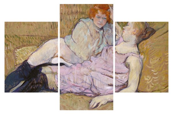 Tablou - Henri de Toulouse-Lautrec, The Sofa, reproducere (90x60 cm)