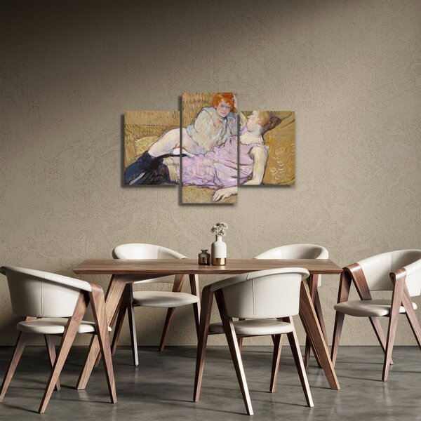 Tablou - Henri de Toulouse-Lautrec, The Sofa, reproducere (90x60 cm)