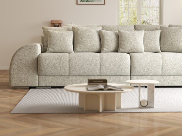 Canapea extensibilă dumonde cu 2 lăzi de depozitare Verona Arena Bej 20 310x120 cm