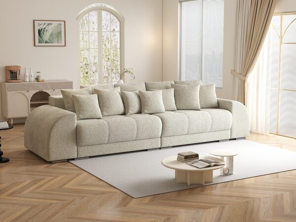 Canapea extensibilă dumonde cu 2 lăzi de depozitare Verona Arena Bej 20 310x120 cm