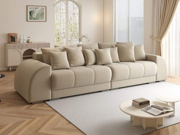 Canapea extensibilă dumonde cu 2 lăzi de depozitare Verona Jaguar Bej 310x120 cm
