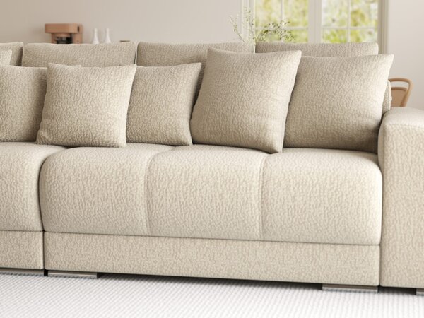 Canapea extensibilă dumonde cu 2 lăzi de depozitare Verona Jaguar Bej 310x120 cm