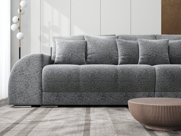 Canapea extensibilă dumonde cu 2 lăzi de depozitare Verona Monte Gri 90 310x120 cm
