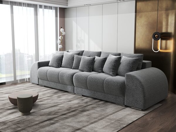 Canapea extensibilă dumonde cu 2 lăzi de depozitare Verona Monte Gri 90 310x120 cm