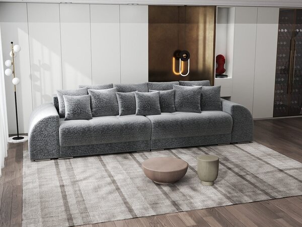 Canapea extensibilă dumonde cu 2 lăzi de depozitare Verona Monte Gri 90 310x120 cm