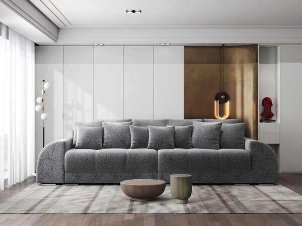 Canapea extensibilă dumonde cu 2 lăzi de depozitare Verona Monte Gri 90 310x120 cm