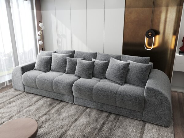 Canapea extensibilă dumonde cu 2 lăzi de depozitare Verona Monte Gri 90 310x120 cm