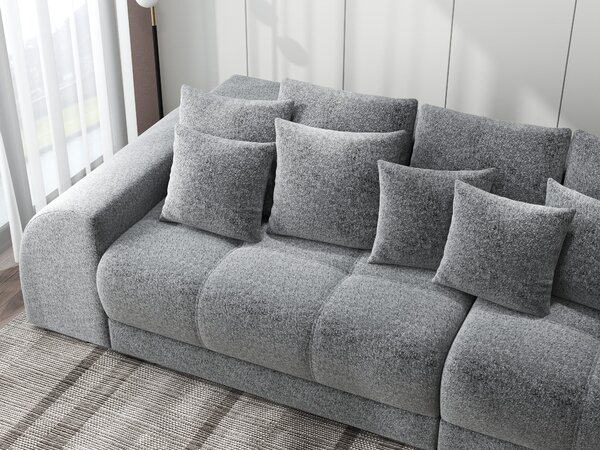Canapea extensibilă dumonde cu 2 lăzi de depozitare Verona Monte Gri 90 310x120 cm