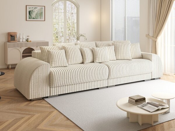 Canapea extensibilă dumonde cu 2 lăzi de depozitare Verona Tilia Bej 01 310x120 cm