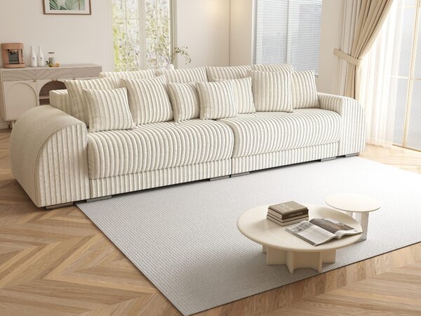 Canapea extensibilă dumonde cu 2 lăzi de depozitare Verona Tilia Bej 01 310x120 cm