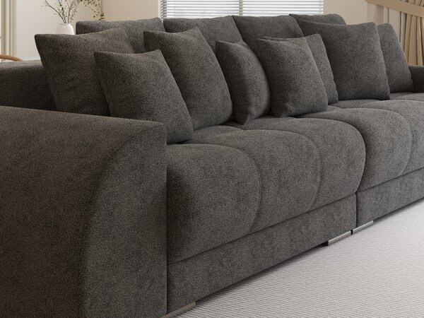 Canapea extensibilă dumonde cu 2 lăzi de depozitare Verona Quelle Gri 92 310x120 cm