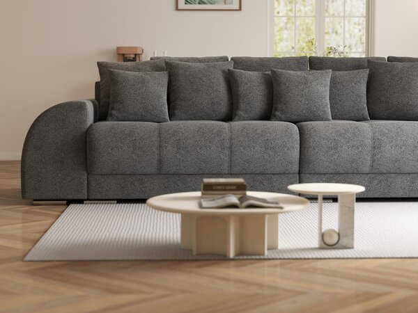 Canapea extensibilă dumonde cu 2 lăzi de depozitare Verona Quelle Gri 92 310x120 cm