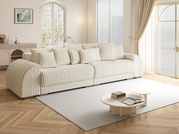 Canapea extensibilă dumonde cu 2 lăzi de depozitare Verona Tilia Bej 01 310x120 cm