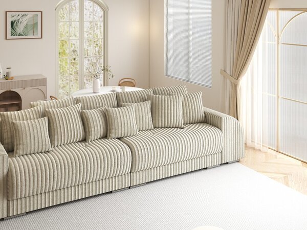 Canapea extensibilă dumonde cu 2 lăzi de depozitare Verona Tilia Bej 08 310x120 cm