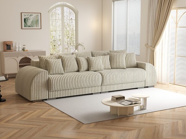 Canapea extensibilă dumonde cu 2 lăzi de depozitare Verona Tilia Bej 08 310x120 cm