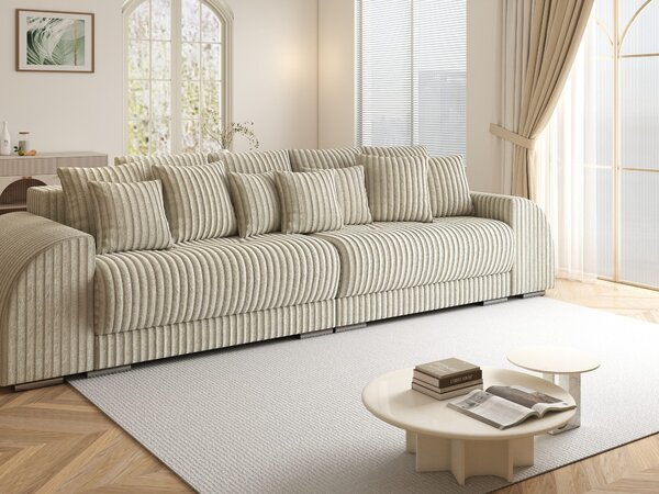 Canapea extensibilă dumonde cu 2 lăzi de depozitare Verona Tilia Bej 08 310x120 cm