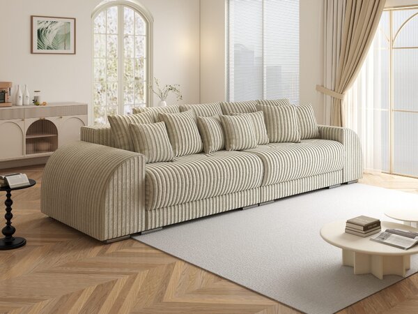 Canapea extensibilă dumonde cu 2 lăzi de depozitare Verona Tilia Bej 08 310x120 cm