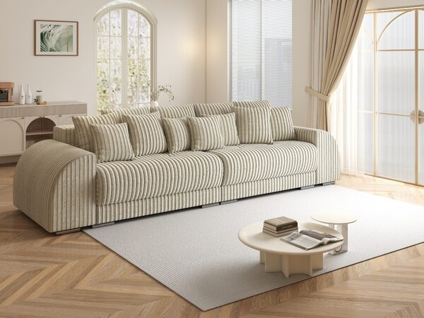 Canapea extensibilă dumonde cu 2 lăzi de depozitare Verona Tilia Bej 08 310x120 cm
