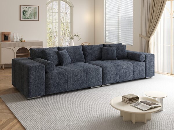 Canapea extensibilă dumonde cu ladă de depozitare Marbela XXL Cremona Albastru 295x120 cm
