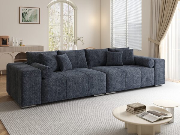 Canapea extensibilă dumonde cu ladă de depozitare Marbela XXL Cremona Albastru 295x120 cm