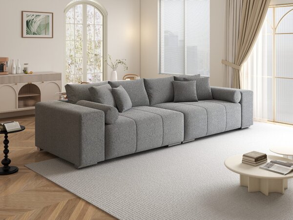 Canapea extensibilă dumonde cu ladă de depozitare Marbela XXL Monte Gri 84 295x120 cm