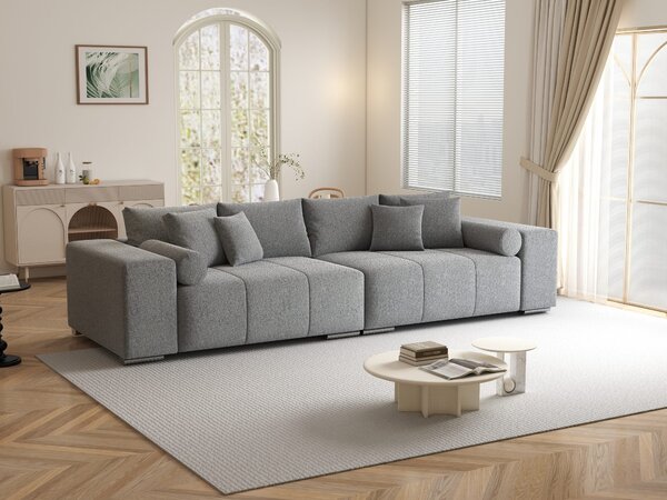 Canapea extensibilă dumonde cu ladă de depozitare Marbela XXL Monte Gri 84 295x120 cm