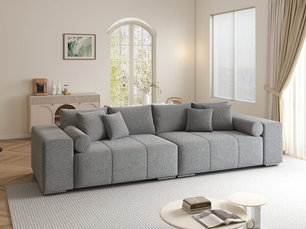 Canapea extensibilă dumonde cu ladă de depozitare Marbela XXL Monte Gri 84 295x120 cm