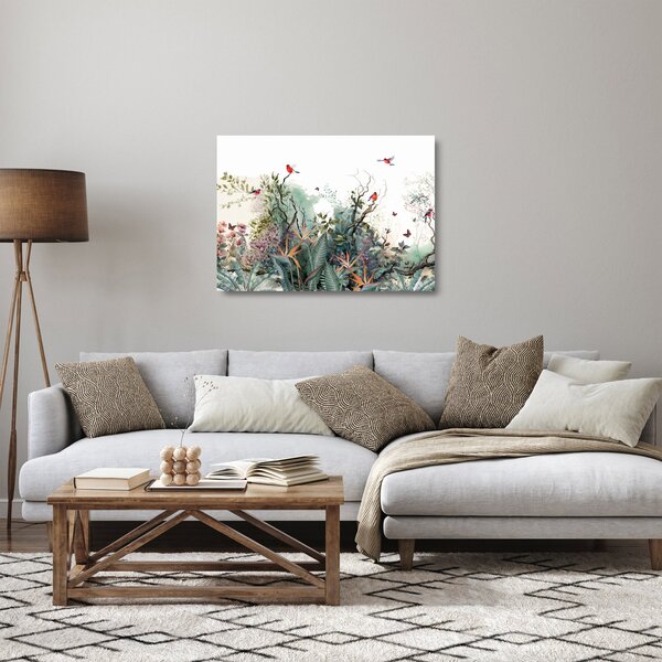 Tablou pe sticlă - Peisaj natural, acvariu (70x50 cm)