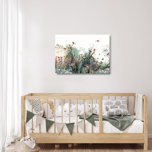 Tablou pe sticlă - Peisaj natural, acvariu (70x50 cm)
